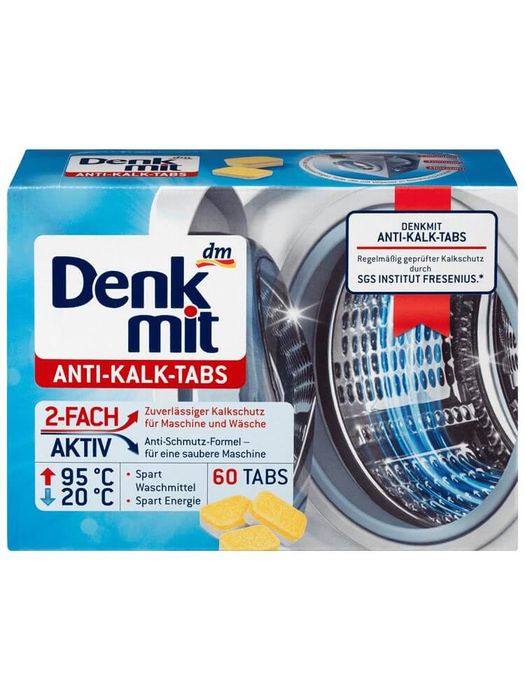 Hình ảnh viên vệ sinh máy giặt Denkmit Anti Kalk Tabs 2