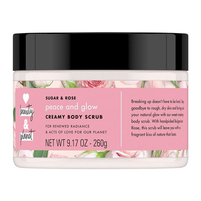 Tẩy Tế Bào Chết Body Dạng Kem Love Beauty And Planet Sugar & Rose Creamy Body Scrub hình 1