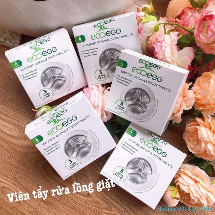 Hình ảnh viên vệ sinh máy giặt Ecoegg 1