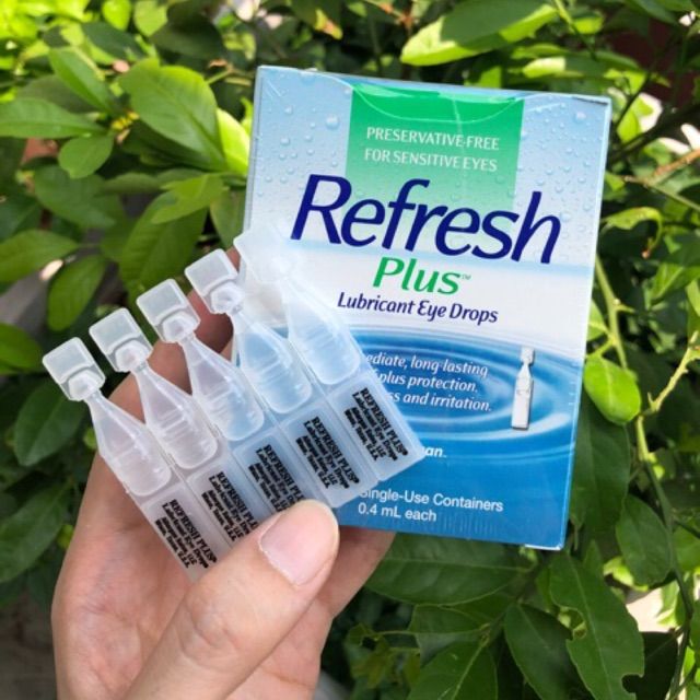 Giọt nhỏ mắt nhân tạo Refresh Plus Lubricant Eye Drops hình 2