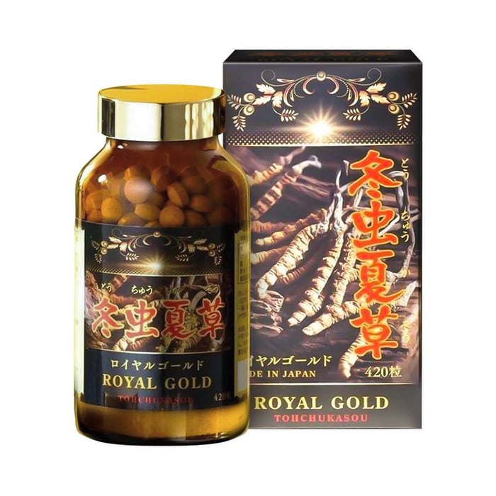 Hình ảnh Viên Đông Trùng Hạ Thảo Tohchukasou Royal Gold - 1