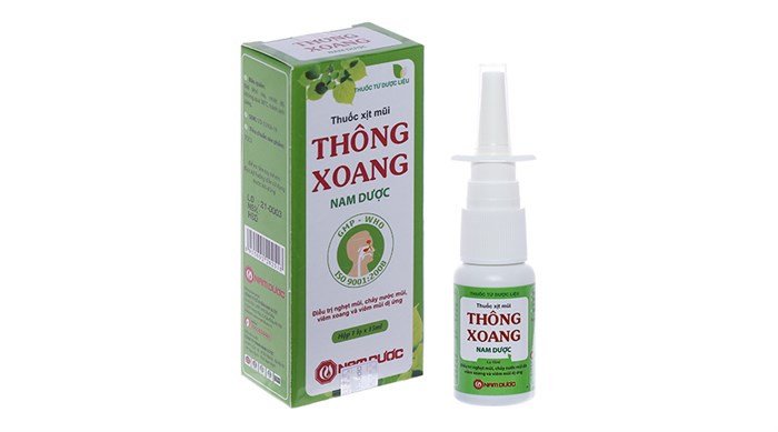 Hình ảnh sản phẩm xịt mũi Thông Xoang Nam Dược 1