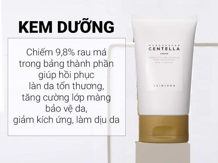 Kem dưỡng rau má Skin1004 Madagascar Centella Cream hình 2