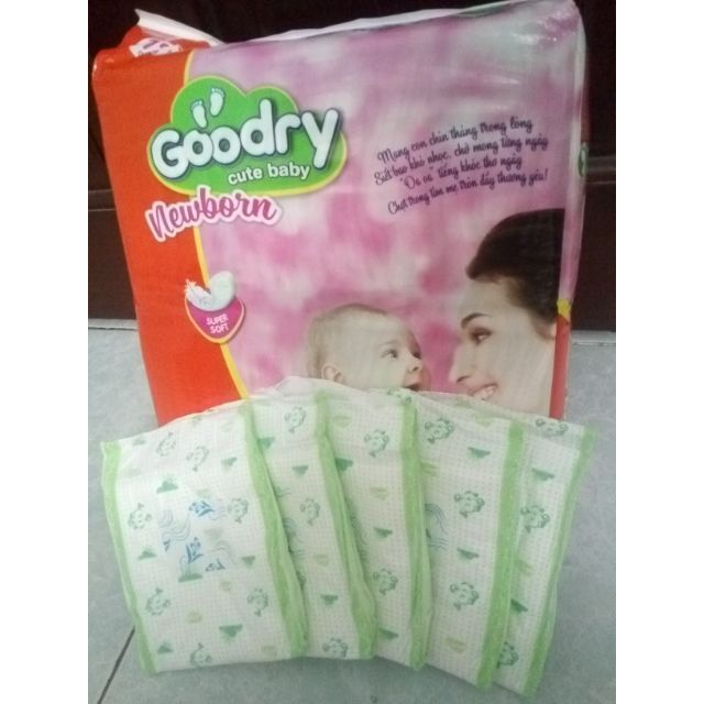 Ảnh miếng lót sơ sinh Goodry 2