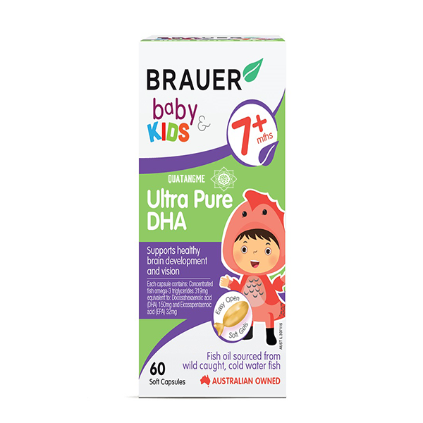 Hình ảnh DHA Dành Cho Bé Brauer Ultra Pure DHA 1