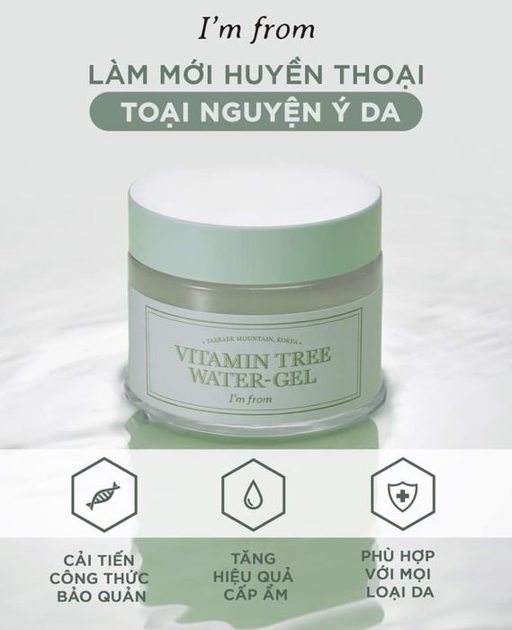 Hình ảnh 1 của Kem dưỡng I'm From Vitamin Tree Water Gel