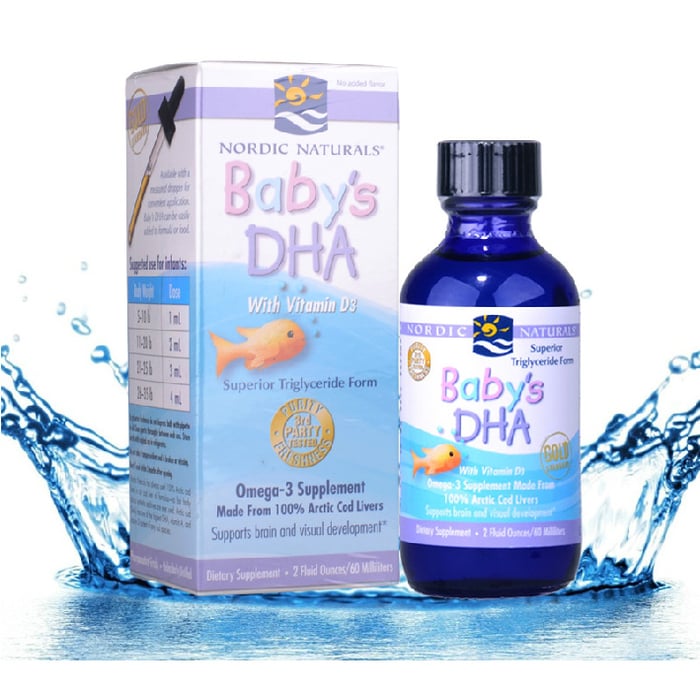 Hình ảnh Siro Baby’s DHA Omega-3 với Vitamin D3 của Nordic Naturals