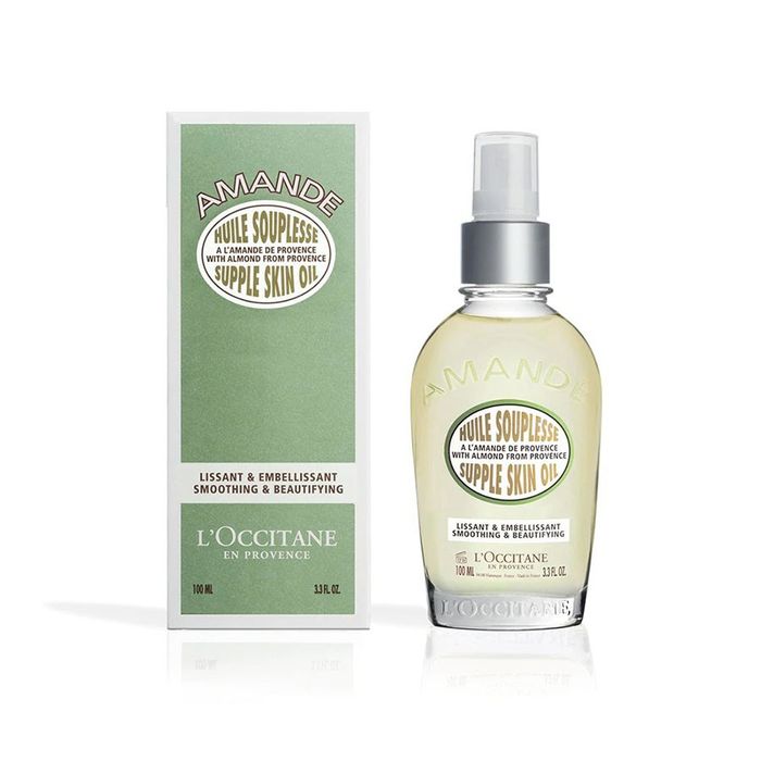 Tinh dầu chống rạn da hữu cơ L’Occitane Almond Supple Skin Oil - Hình 2