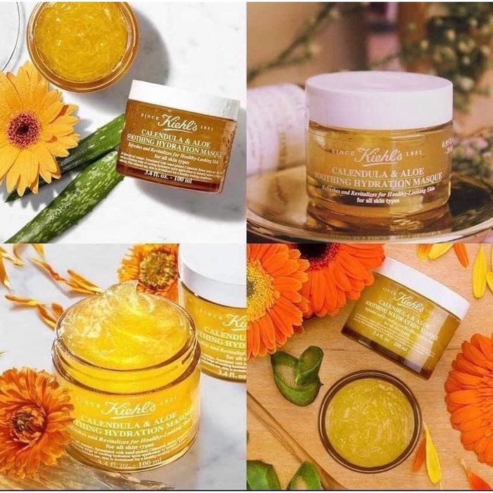 Hình ảnh 2 của mặt nạ Kiehl's Calendula Petal-Infused Calming Masque