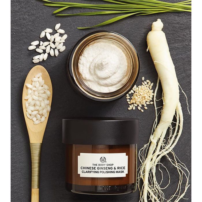 Hình ảnh 2 của Mặt nạ The Body Shop Chinese Ginseng & Rice Clarifying Polishing Mask