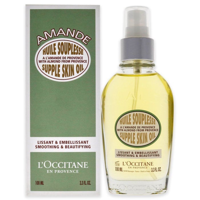 Tinh dầu chống rạn da hữu cơ L’Occitane Almond Supple Skin Oil - Hình 1