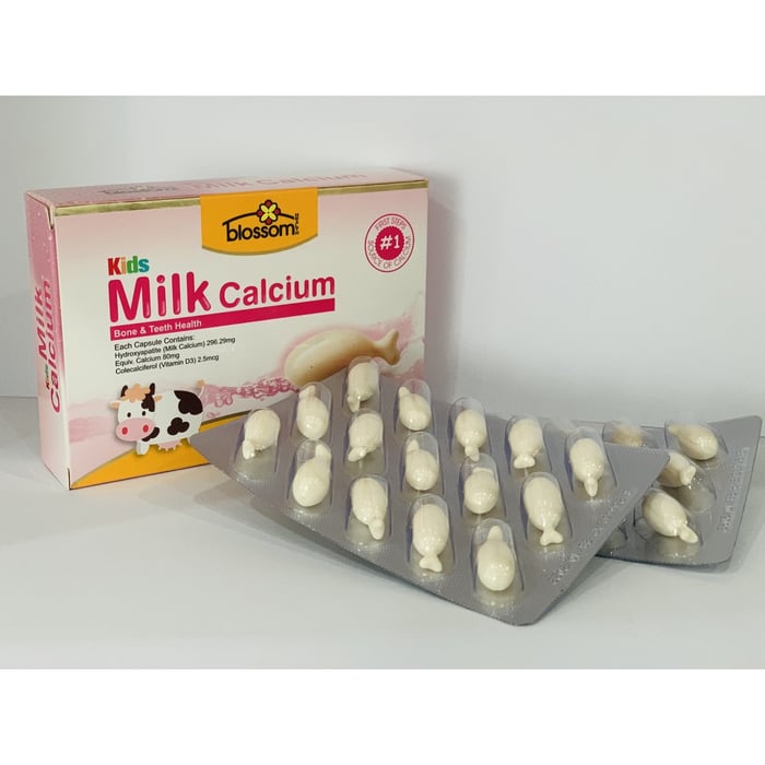 Hình ảnh 2 của viên sữa canxi Blossom Milk Calcium từ Úc