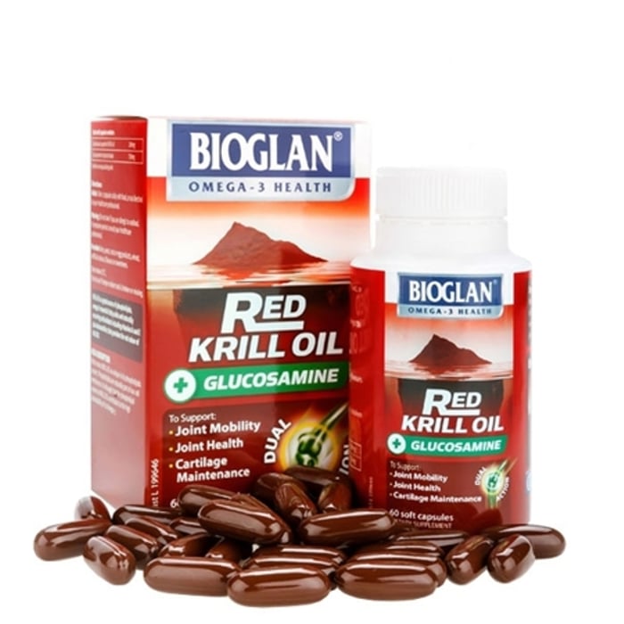 Hình ảnh Bioglan Red Krill Oil & Glucosamine 1