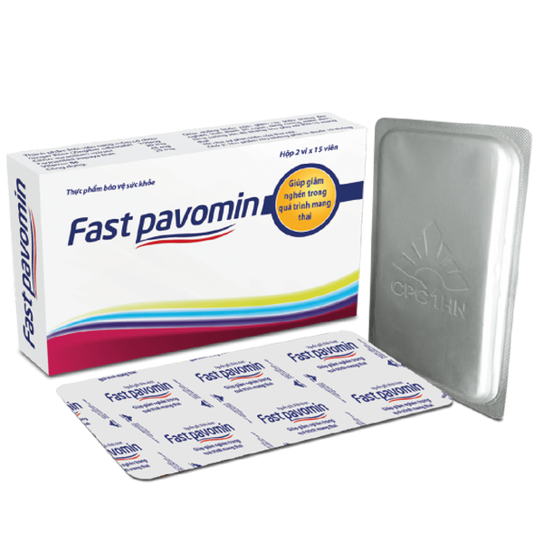 Viên uống giảm nghén cho phụ nữ mang thai Fast Pavomin số 1