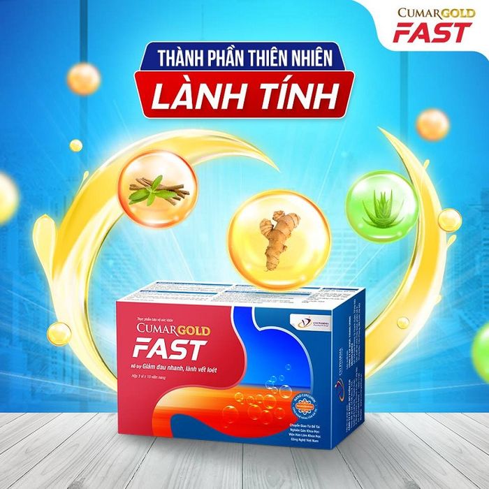 Cumar Gold Fast - Giảm cơn đau nhanh chóng, làm lành vết loét ảnh 2