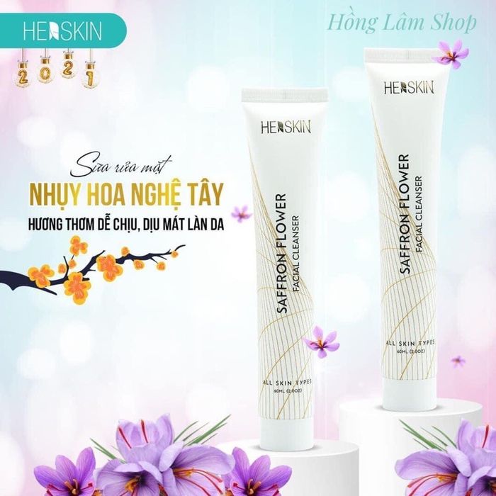 Gel Rửa Mặt Hoa Nghệ Tây Saffron hình 2