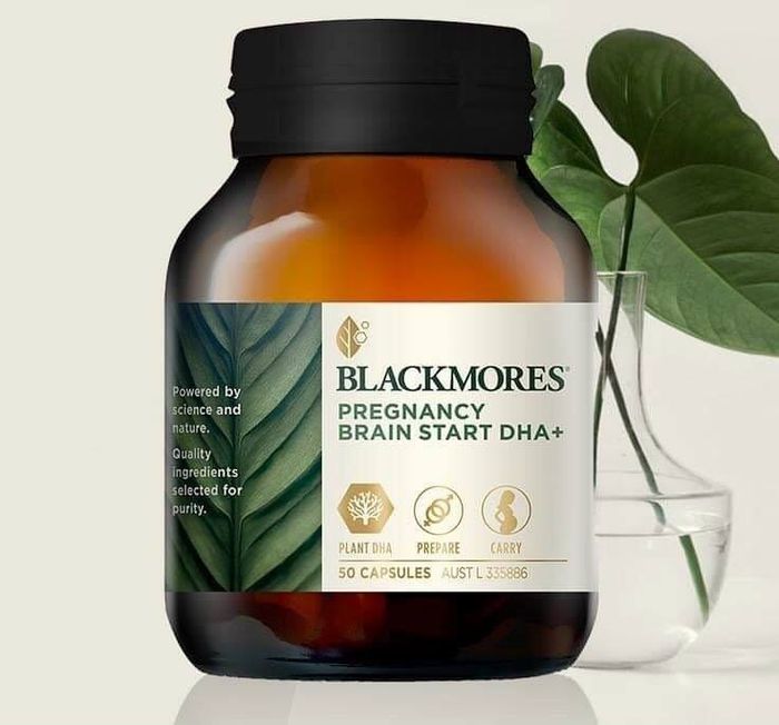 Hình ảnh viên DHA Blackmores Pregnancy Brain Start DHA+ dành cho bà bầu 1