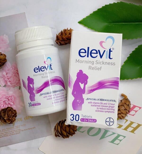 Hình ảnh viên uống giảm ốm nghén Elevit Morning Sickness Relief số 2