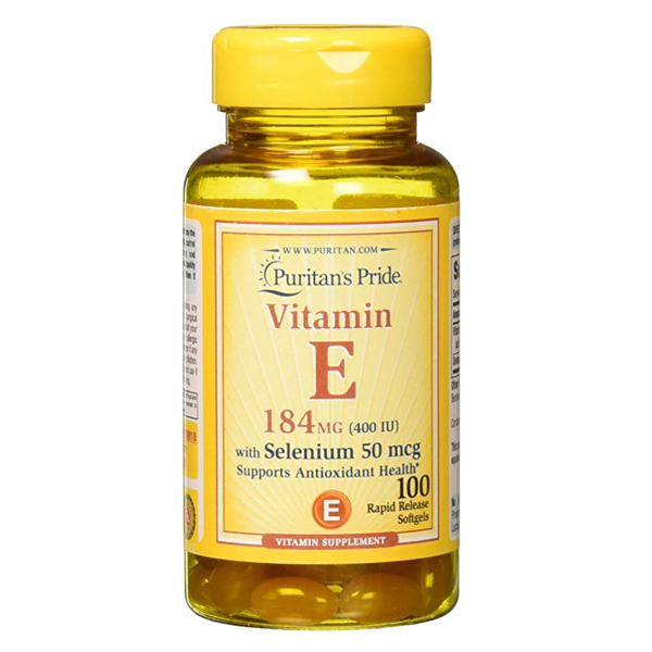 Hình ảnh 2 của Vitamin E 400IU kết hợp Selen 50 Mcg của Puritan's Pride