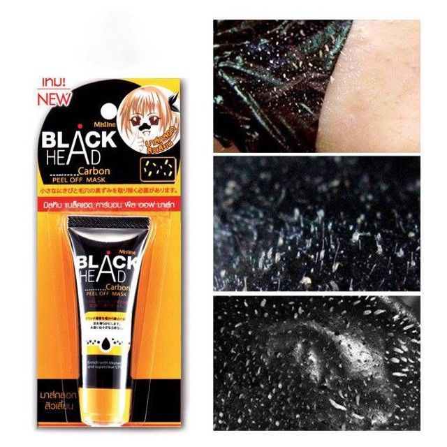 Mặt Nạ Lột Mụn Mistine Black-Head Carbon Peel hình 1