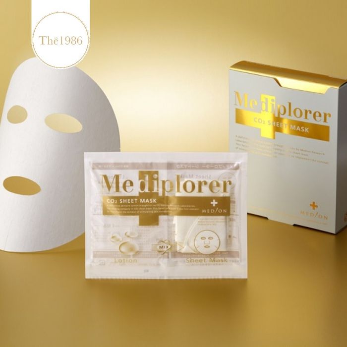 Hình ảnh 2 của Mặt nạ Mediplorer CO2 Sheet Mask làm trẻ hóa da trong 10 phút