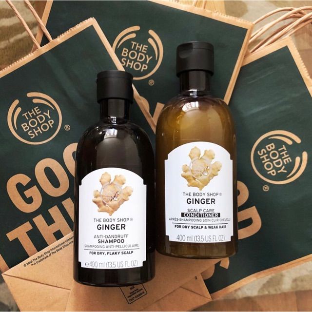 Dầu gội trị gàu The Body Shop Ginger - Hình 2