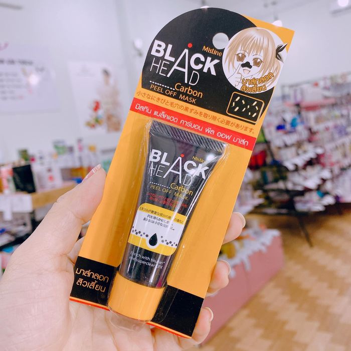 Mặt Nạ Lột Mụn Mistine Black-Head Carbon Peel hình 2