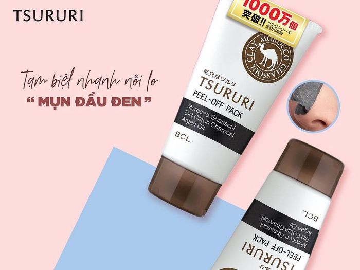 Mặt Nạ Lột Mụn Đầu Đen Tsururi Peel-Off hình 1