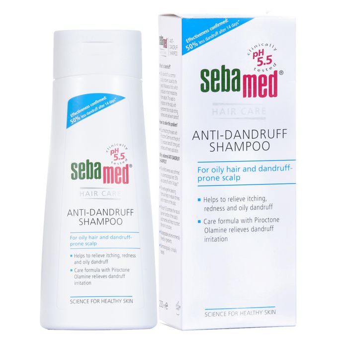 Dầu Gội Chống Gàu PH 5.5 Sebamed Anti-Dandruff Shampoo hình 1