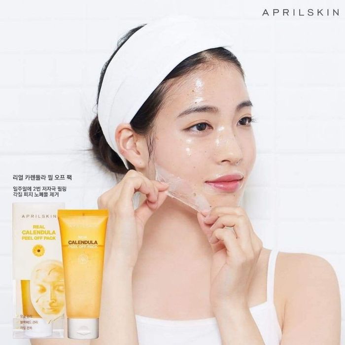 Mặt nạ lột AprilSkin Real Calendula Peel Off hình 3