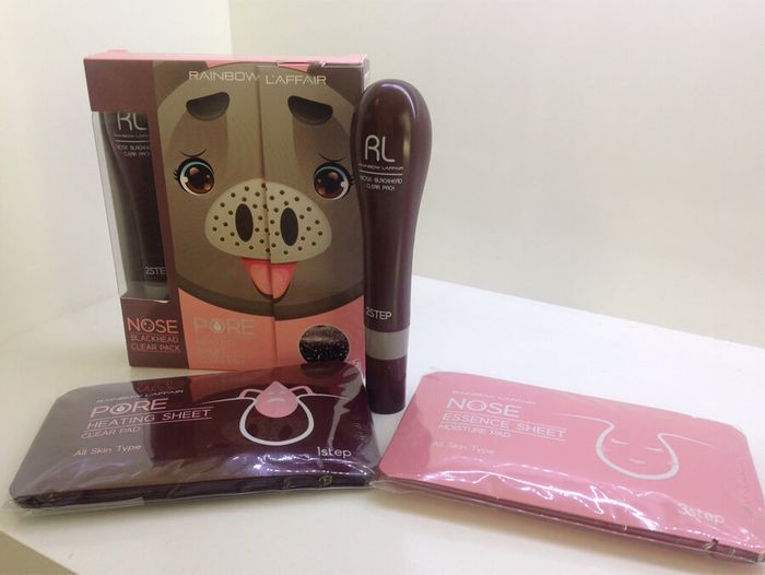 Mặt Nạ Lột Mụn Rainbow L'affair Nose Black-Head hình 2