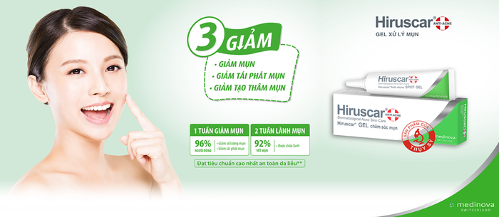 Hình ảnh Gel Giảm Mụn Hiruscar Anti Acne Spot Gel+ 3