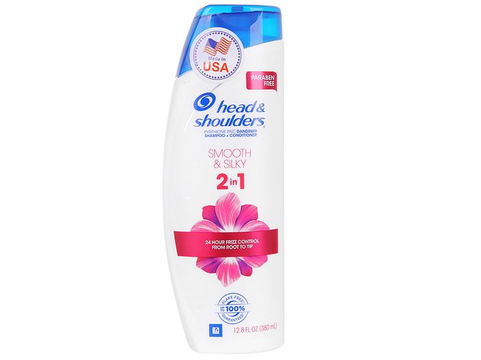 Dầu Gội Xả Trị Gàu Head & Shoulders 2in1 Smooth & Silky hình 1