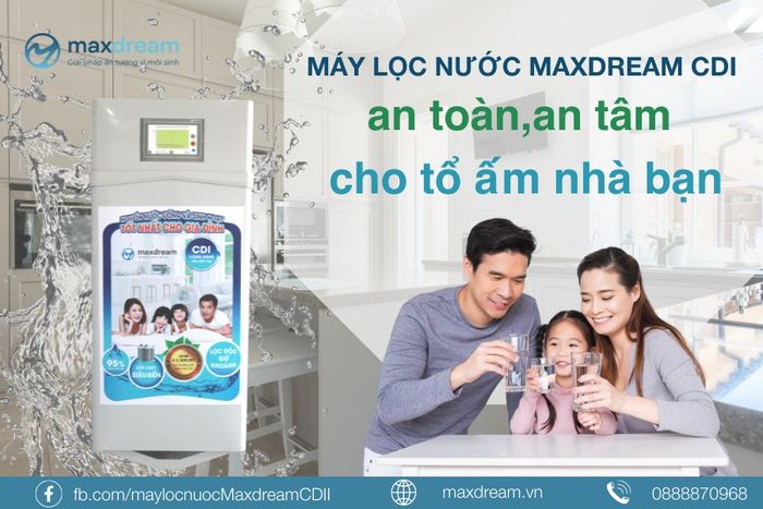 Hình ảnh máy lọc nước Maxdream CDI 1