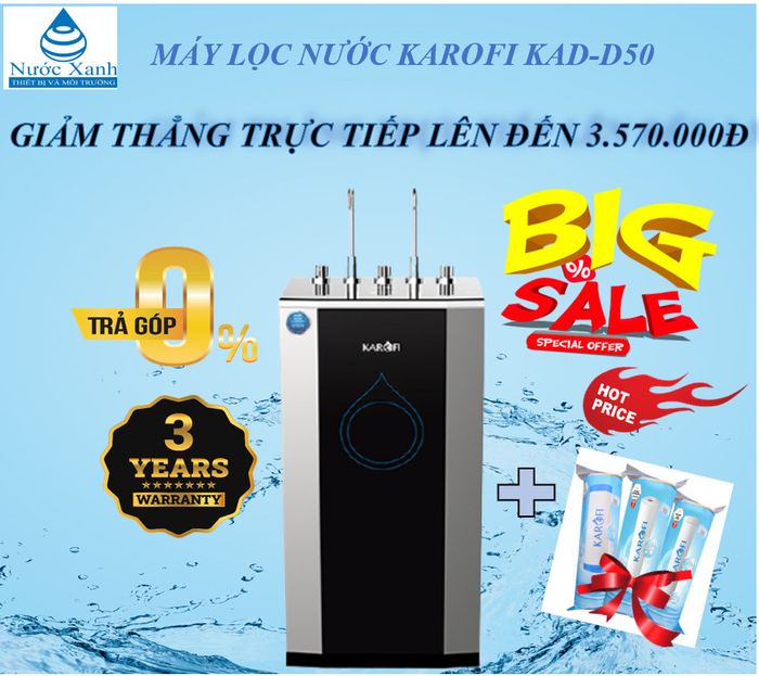 Hình ảnh 2 của Máy lọc nước Karofi Nước Xanh