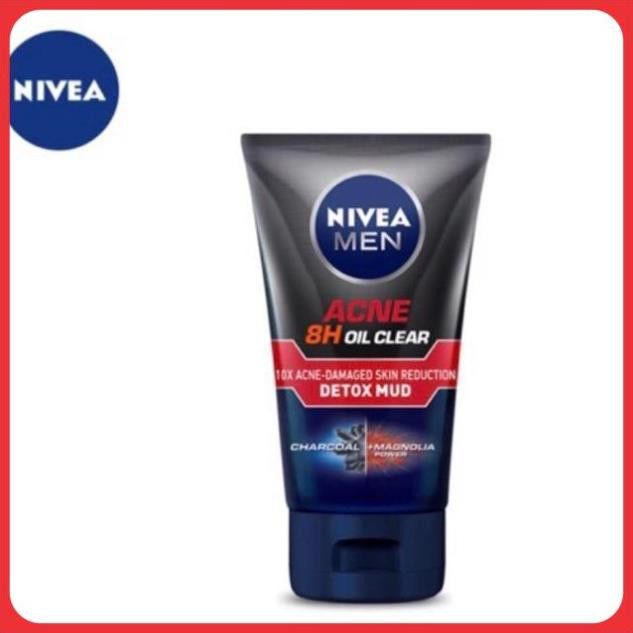 Sữa Rửa Mặt Nivea Men Detox Mud Giúp Giảm Mụn & Tổn Thương Da - ảnh 2