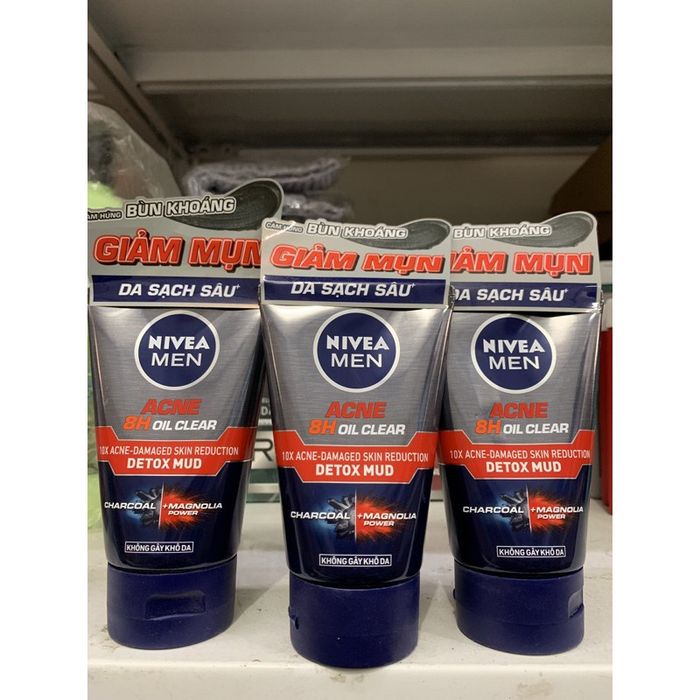 Sữa Rửa Mặt Nivea Men Detox Mud Giúp Giảm Mụn & Tổn Thương Da - ảnh 1