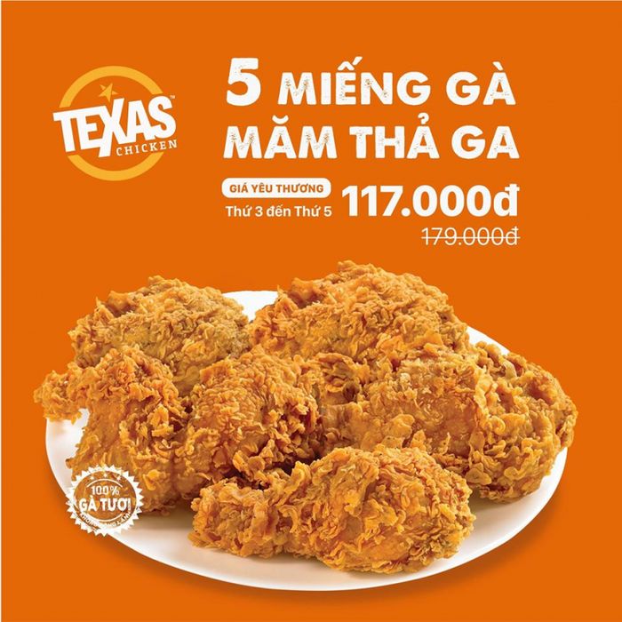 Hình ảnh Gà rán Texas Chicken 1