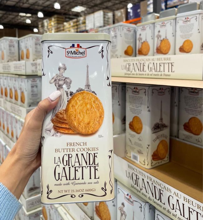 Bánh quy bơ La Grande Galette French Butter Cookies hình 2