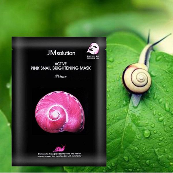 Mặt Nạ Chiết Xuất Ốc Sên Hồng JMsolution Active Pink Snail Brightening Mask ảnh 2