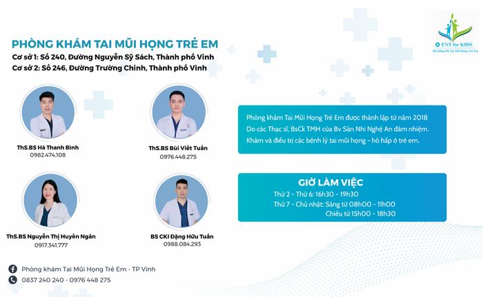 Hình ảnh 1 tại Phòng khám Tai Mũi Họng cho Trẻ em