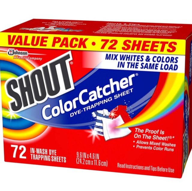 Hình ảnh 1 của giấy hút màu quần áo Shout Color Catcher