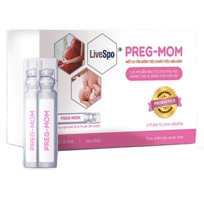 Hình ảnh Bào tử lợi khuẩn LiveSpo Preg-Mom cho mẹ và bé 1