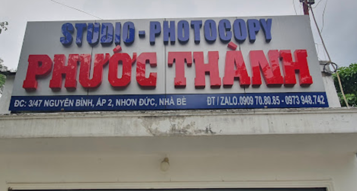 Ảnh chụp tại Tiệm Hình & Photcopy Phước Thành