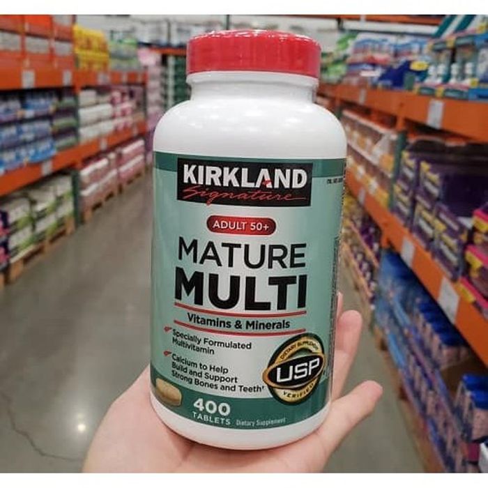 Hình ảnh Vitamin tổng hợp Kirkland Mature Multi Adult 50+ 1