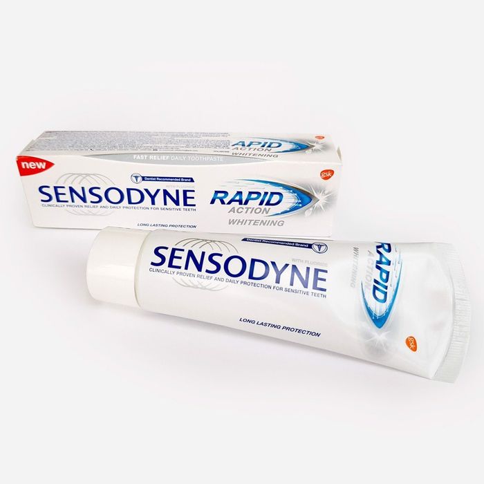 Hình ảnh kem đánh răng Sensodyne Rapid chống ê buốt 2