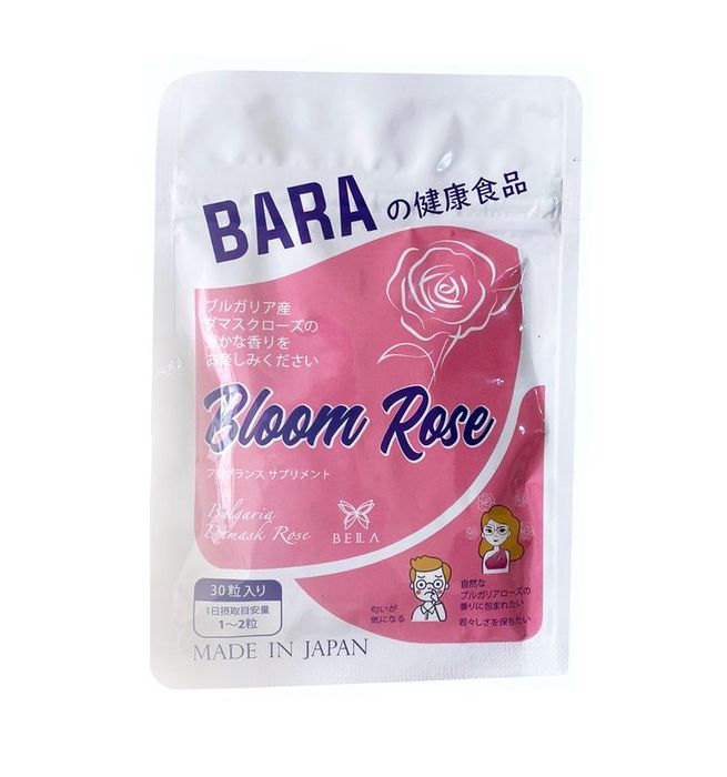 Viên uống thơm cơ thể Bara Bloom Rose Nhật Bản - Hình ảnh 1