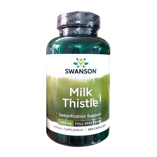 Viên uống giải độc gan Swanson Milk Thistle - Hình 2