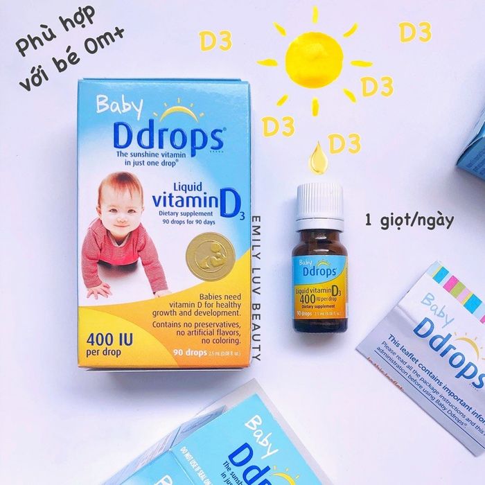 Hình ảnh Vitamin D3 Baby Ddrops số 1