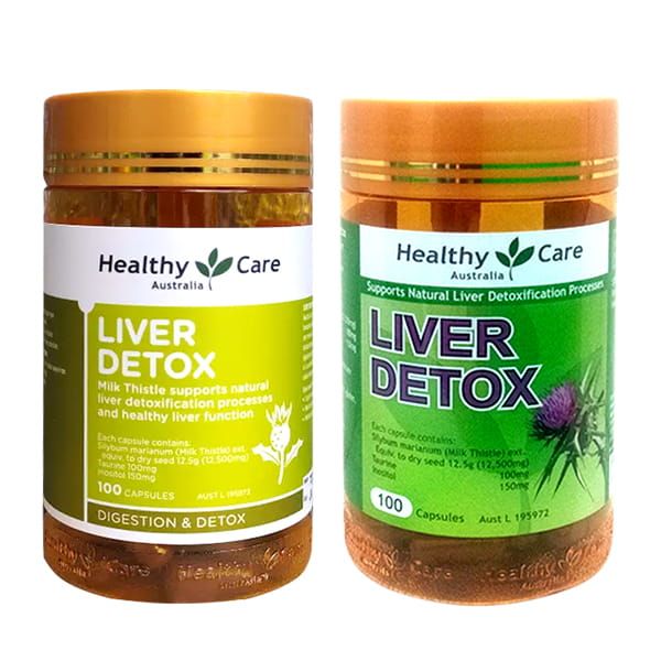 Hình ảnh viên uống giải độc gan Liver Detox Healthy Care từ Úc - Ảnh 1